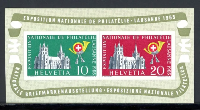 Schweiz Block 15 postfrisch Lausanne 1955 #JP027