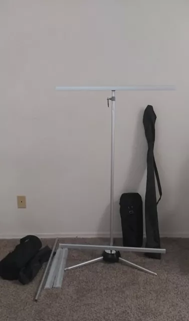 2 vertical banner stands 24" W x 6'T