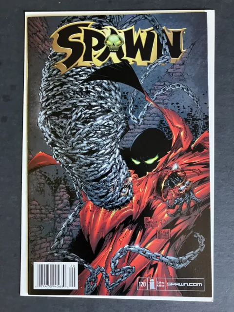 Spawn #120 Newsstand Variant Image Comics 2002 Mcfarlane High Grade Nm Very Rare