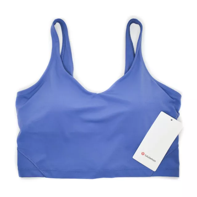 LULULEMON ALIGN TANK Top Water Drop Blue A/B Cup Tight Fit Cropped Length  £85.80 - PicClick UK
