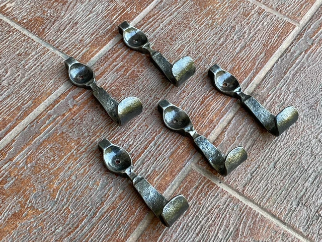 Hand Forged Hooks Hanger Key hook Entryway Hallway Wall hook Clothes Fixture