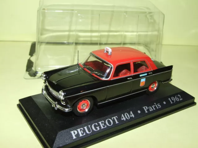 PEUGEOT 404 TAXI DE PARIS 1962 ALTAYA 1:43 blister