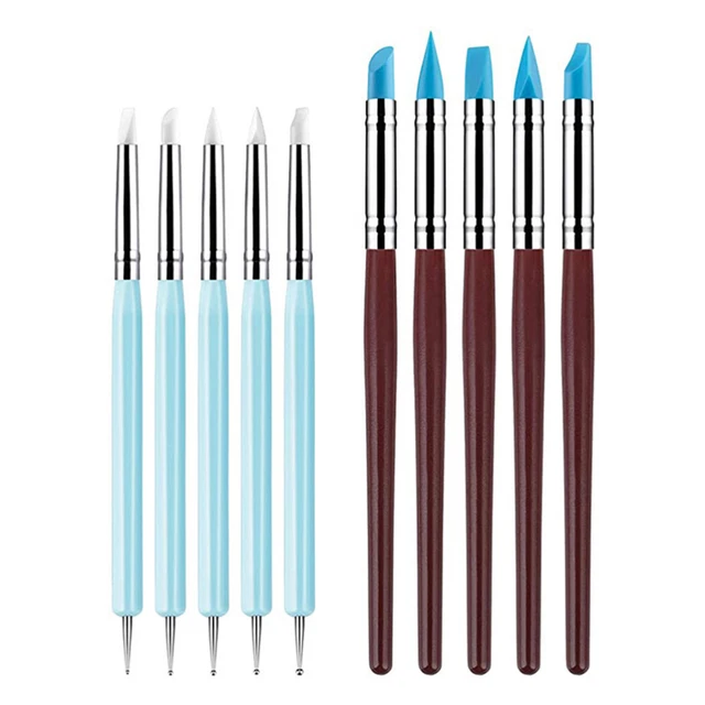 10 Pcs Werkzeuge Aus Ton Maniküre-Kit Suite Multifunktionswerkzeug