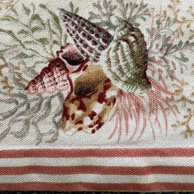 2 Neiman Marcus/Horchow Legacy Home Linens Seashell Euro Shams Beach House 2 Neiman Marcus/Horchow Legacy Home Linens Seashell Euro Shams Beach House