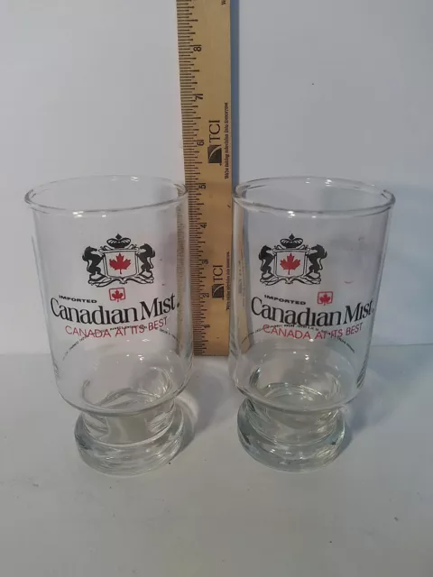 Canadian Mist Highball Glasses Canada at Its Best...Ships Fast