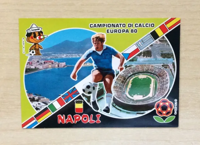 Cartolina - Campionato Di Calcio Europa '80 - Napoli 1980 - Nuova N°8212-F  New