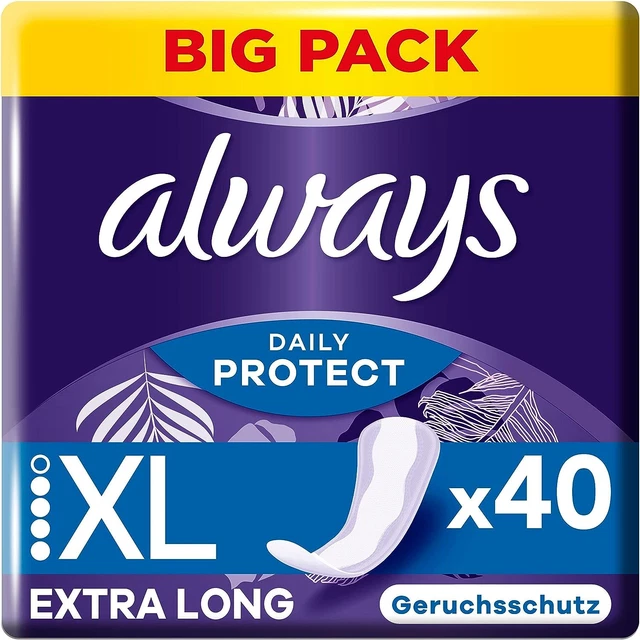 Always Slipeinlage Extra Protect Long plus Bigpack 40