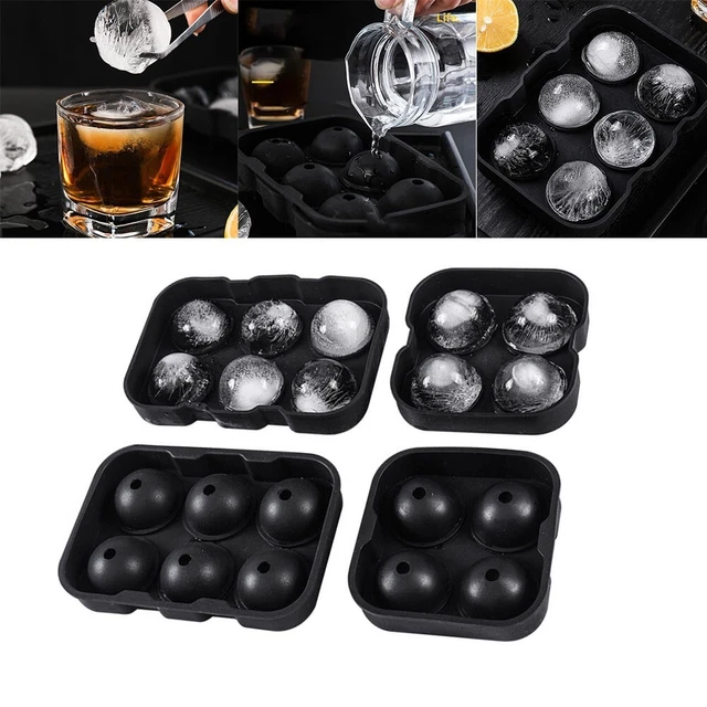 Molde de fabricación de bolas de hielo cubo de hielo bandeja fabricante de bolas de hielo whisky molde redondo