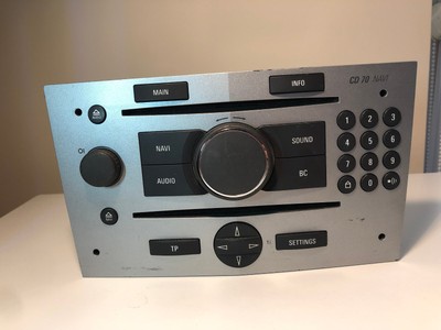 Cd70 navi AUX RGB GPS OPEL ASTRA H ZAFIRA B Entheiratet CID BN OPC FRAME 