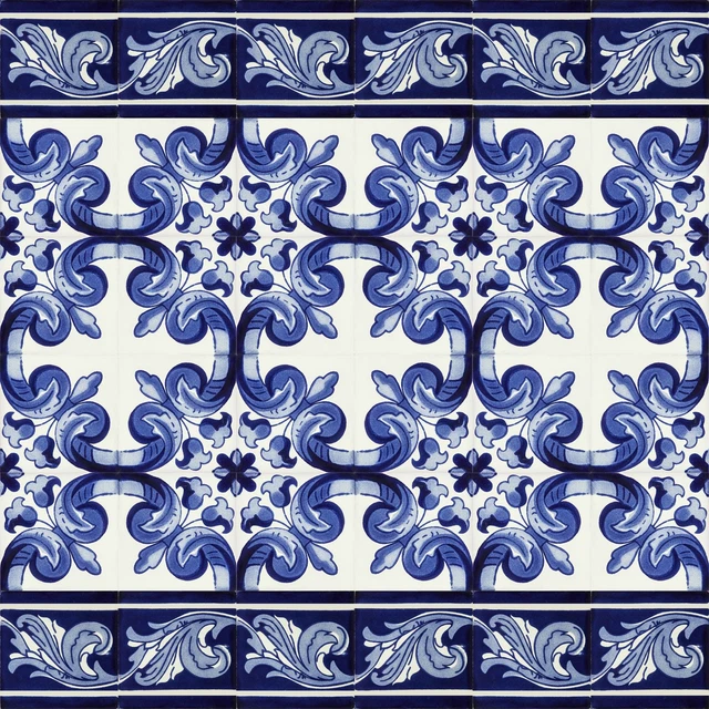 Carrelage Céramique Mexicaine 10,5 x 10,5 Fait à la main Carreaux 30pcs