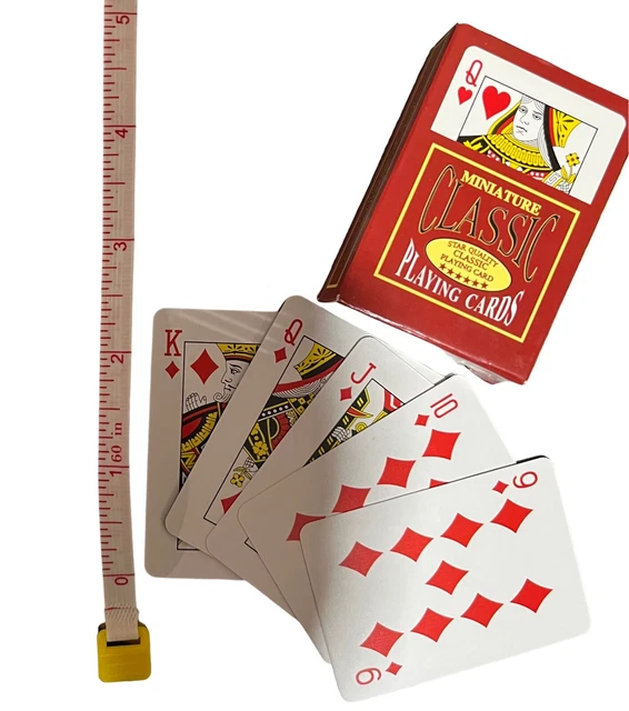 MINI PLAYING CARDS Miniature Travel Tiny Poker Deck Set Ship From USA