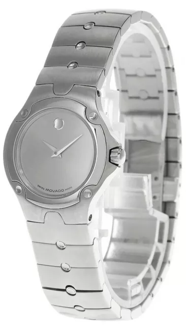 Orologio da donna MOVADO Sports Edition Quarzo S- Acciaio Quadrante Museo Argento 0604481