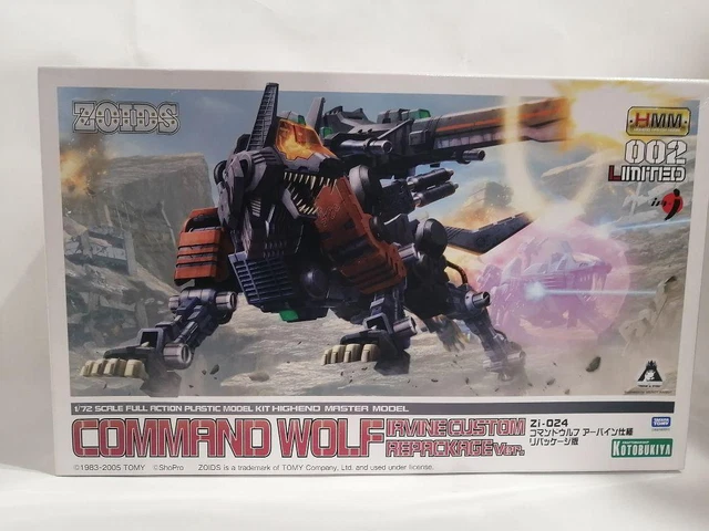 1/72 ZOIDS COMMAND Wolf Irvine Custom Plastic Model kit KOTOBUKIYA $235 ...