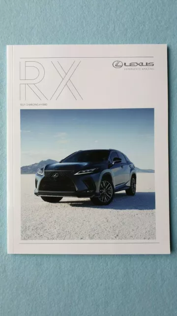 Lexus RX L Hybrid F Sport Takumi car brochure catalogue November 2019 MINT B