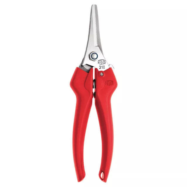 Felco Leseschere 310 / spitze Gartenschere / Bypass Schere für Traubenlese