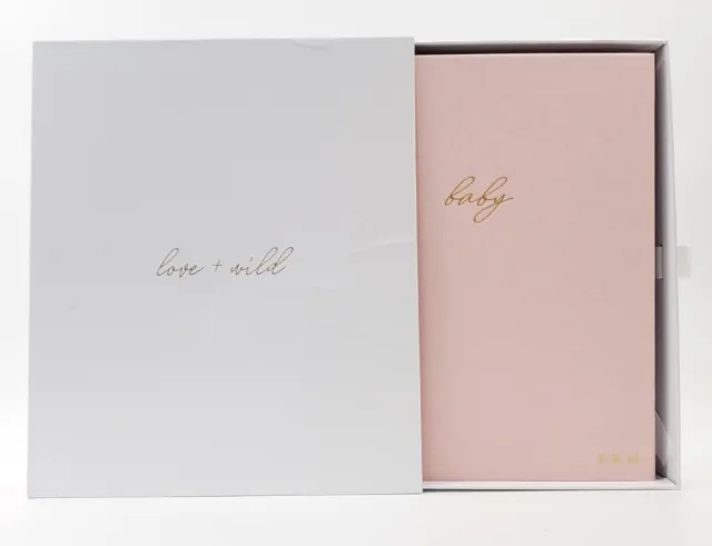 PRM Love and Wild Pink Baby My Memory Book
