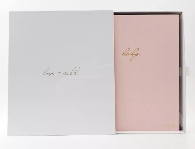 PRM Love and Wild Pink Baby My Memory Book
