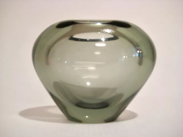 Holmegaard Herzvase Vase Per Lütken Denmark 1960  Glas Vase Mid Century Design