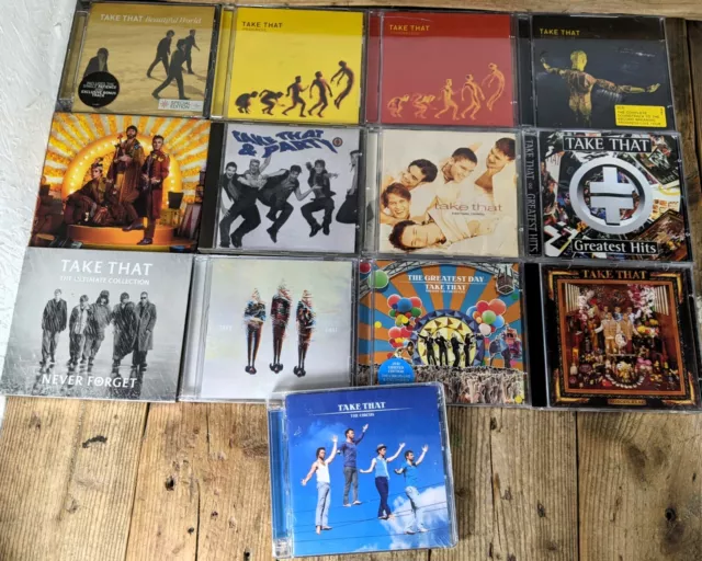 Take That CD Album Bundle x13: Wonderland, III, The Circus, Nobody Else, & Party