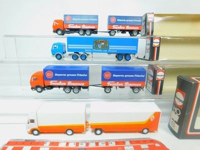 Herpa BB272-0,5 #4x Herpa Hacker Pschorr etc,. 1:87 MB Camion Forgeur Albedo H0 