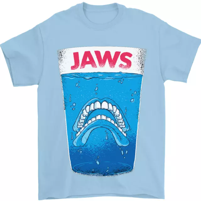 Jaws Funny Parody Dentures Skull Teeth Mens T-Shirt 100% Cotton