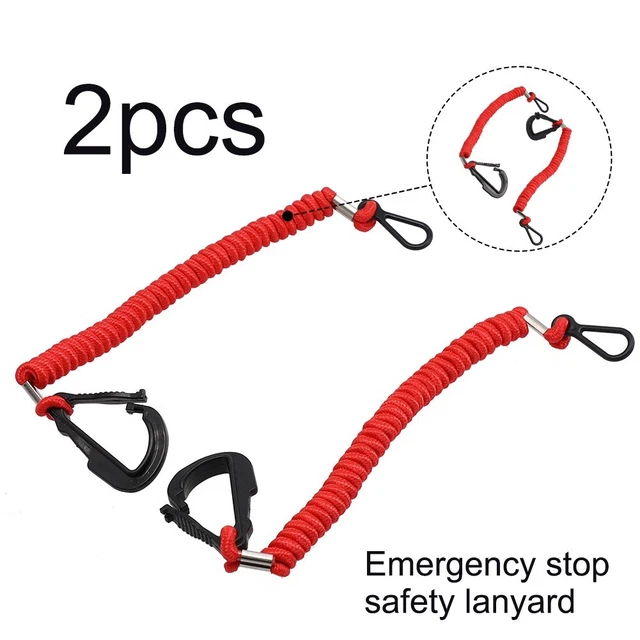 Interruttore Di Sicurezza A Cordino Per Moto, ATV, Quad E Dirt Bike – Impermeabile In ABS, Cavo 70 Cm, Montaggio Su Manubrio