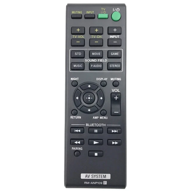 Remote for SONYSoundbar HT-CT260 HT-CT260C RM-ANP110 RM-ANP084 Remote Control