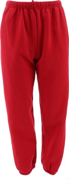 Lands' End Big Kids Sweat Pants Red L NEW 074510