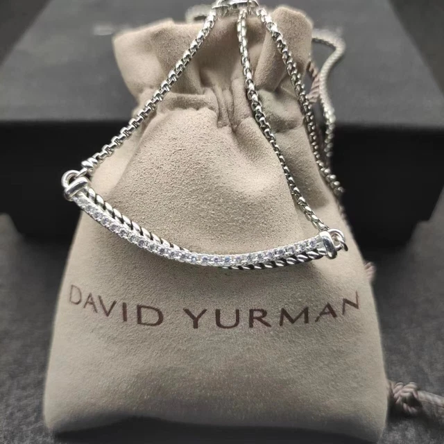 DY SILVER 925 & Diamonds Smile PENDANT & CHAIN NECKLACE Smiling Face DY SILVER 925 & Diamonds Smile PENDANT & CHAIN NECKLACE Smiling Face