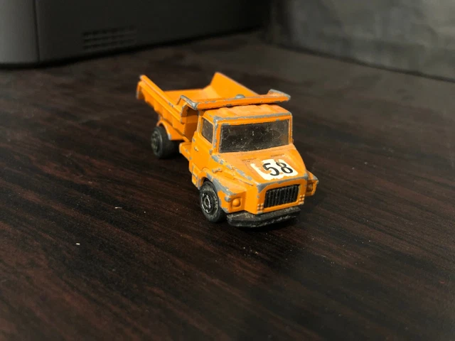 Camion Benne Miniature Majorette Série 300 - Fabriqué En France - Modèle Occasion
