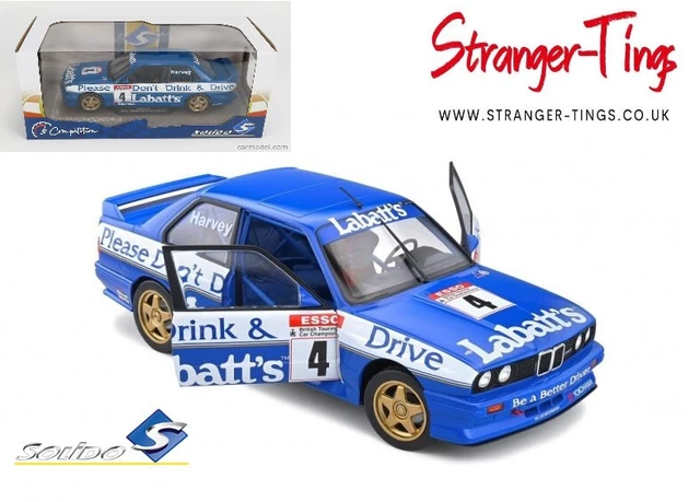 Solido BMW E30 M3 Btcc 1991 #4 Labbats 1/18 Echelle Voiture Miniature S1801512