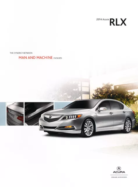 2014 Acura RLX Original Car Dealer Accessories Brochure Folder