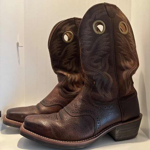 Ariat Pattern Designs ARIAT HERITAGE ROUGHSTOCK Square Toe Western Boot 11EE (Style #10002227 ...