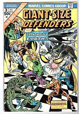 Giant Size Defenders 3 (1975 Marvel) VG 1st Appearance of Korvac