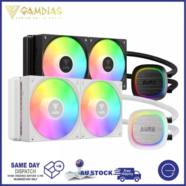 Gamdias ARUA GL240v2 240mm Liquid CPU Water Cooler Support LGA 1700 / AMD AM5