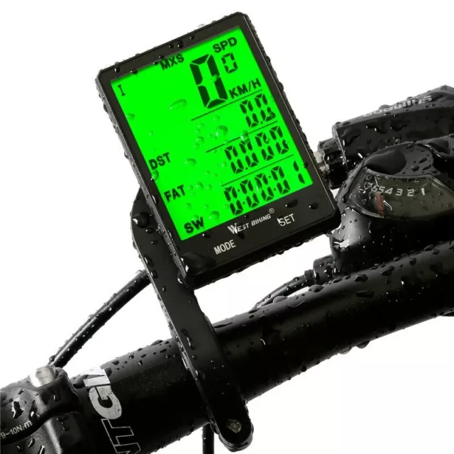 Cycling Stopwatch Chronomètre Sans Fil De Cyclisme Compteur De Vitesse De Vélo