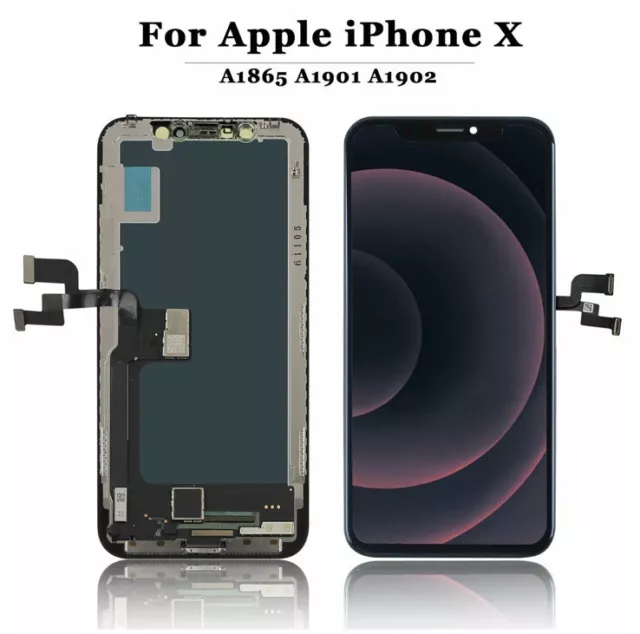 For iPhone X LCD Screen Replacement Touch Retina Display 3D Digitizer Assembly’