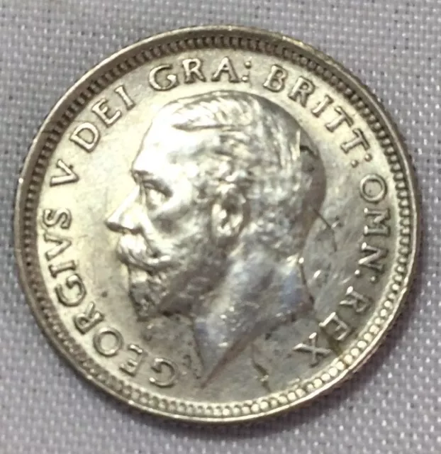 GB George V 1926 500 Silver Sixpence Coin In Extremely Fine Plus Condition