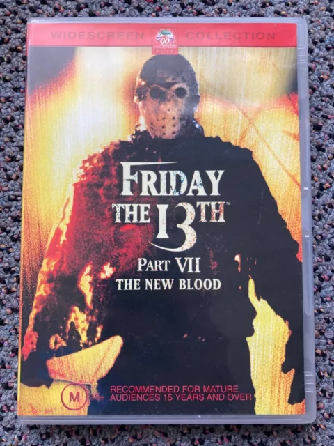 Friday The 13th part 7 horror (DVD, 1988) Region 4