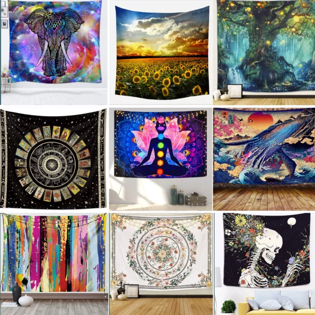 200 x 150cm Large Indian Wall Hanging Tapestry Mandala Tapestries Bohemian Throw