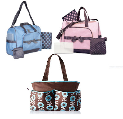 Baby Essentials 4 in 1 Duffel Diaper Bag, Nap Changing Tote Handbag Boys or Girl