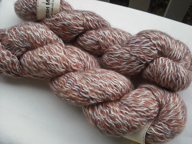 British Mohair "Kidd Silk" Knitting Yarn, Silk, Merino, Kid Mohair 100g x 287m