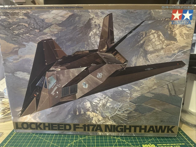 TAMIYA - 61059 - Lockheed F-117A Nighthawk - 1/48 + Extras EUR 112,48
