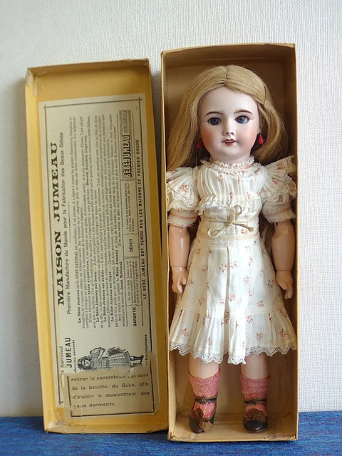 Ancienne Poupée Française SFBJ 301 En Composition, 51 Cm, Tout D'origine