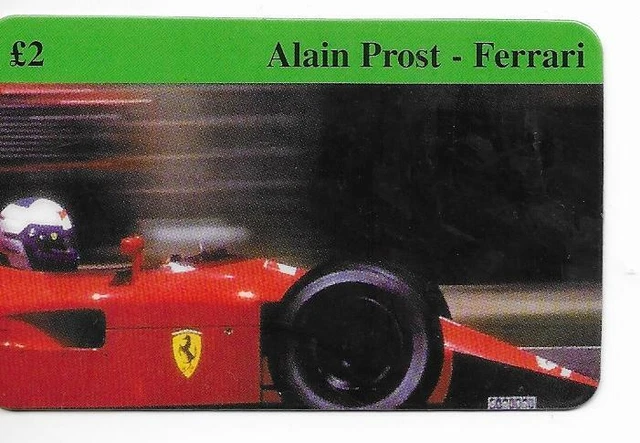 Rare / Carte Telephonique - Alain Prost : Ferrari Formule 1 Grand Prix Phonecard