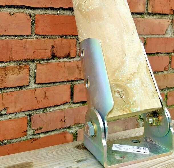Supporto Antenna Satellitare Per Esterno Verniciato A Polvere - Diametro 1 5/8" Acciaio Grigio - Foto 4