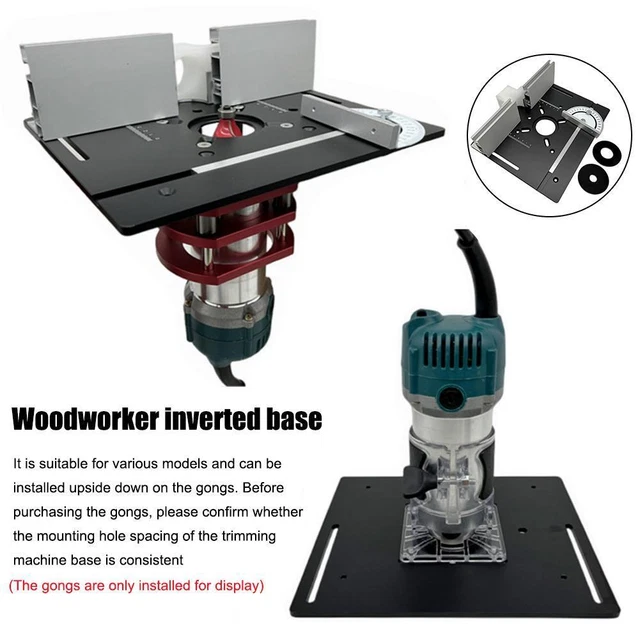 Piastra di inserimento tavolo fresatura alluminio, fresatura elettrica legno, flip board, V3H9