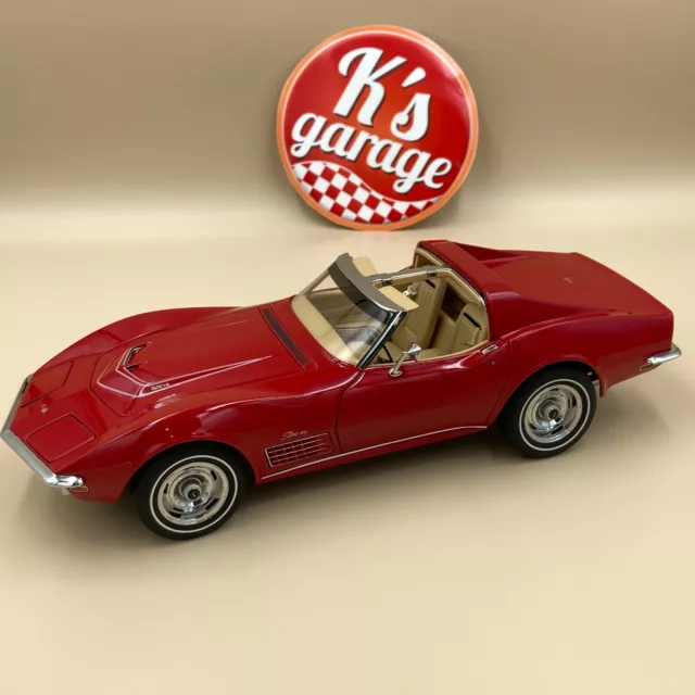 AUTOart 1/18 Chevrolet Corvette 1970 Monza Red LTD 6000 pcs *READ* 71172