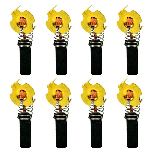 Set di spazzole in carbonio 8 pz resistenza termica avanzata per prestazioni eff