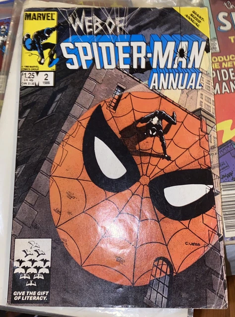 Web of Spider-Man Annual #2 Direct Market Edition ~ NEAR MINT NM ~ 1986 Marvel